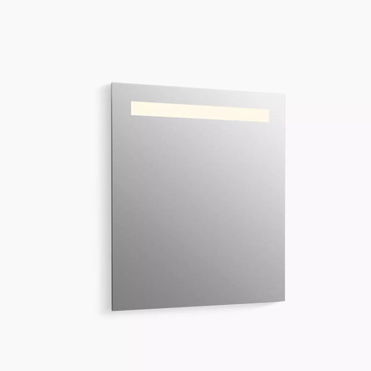 (PRUN) FOREFRONT-LED MIRROR WITH DIGITAL CLOCK & GOLD FRAME- KOHLER LUXURY - ( - LUXURY - 600x650 mm - 24inchX26inch)