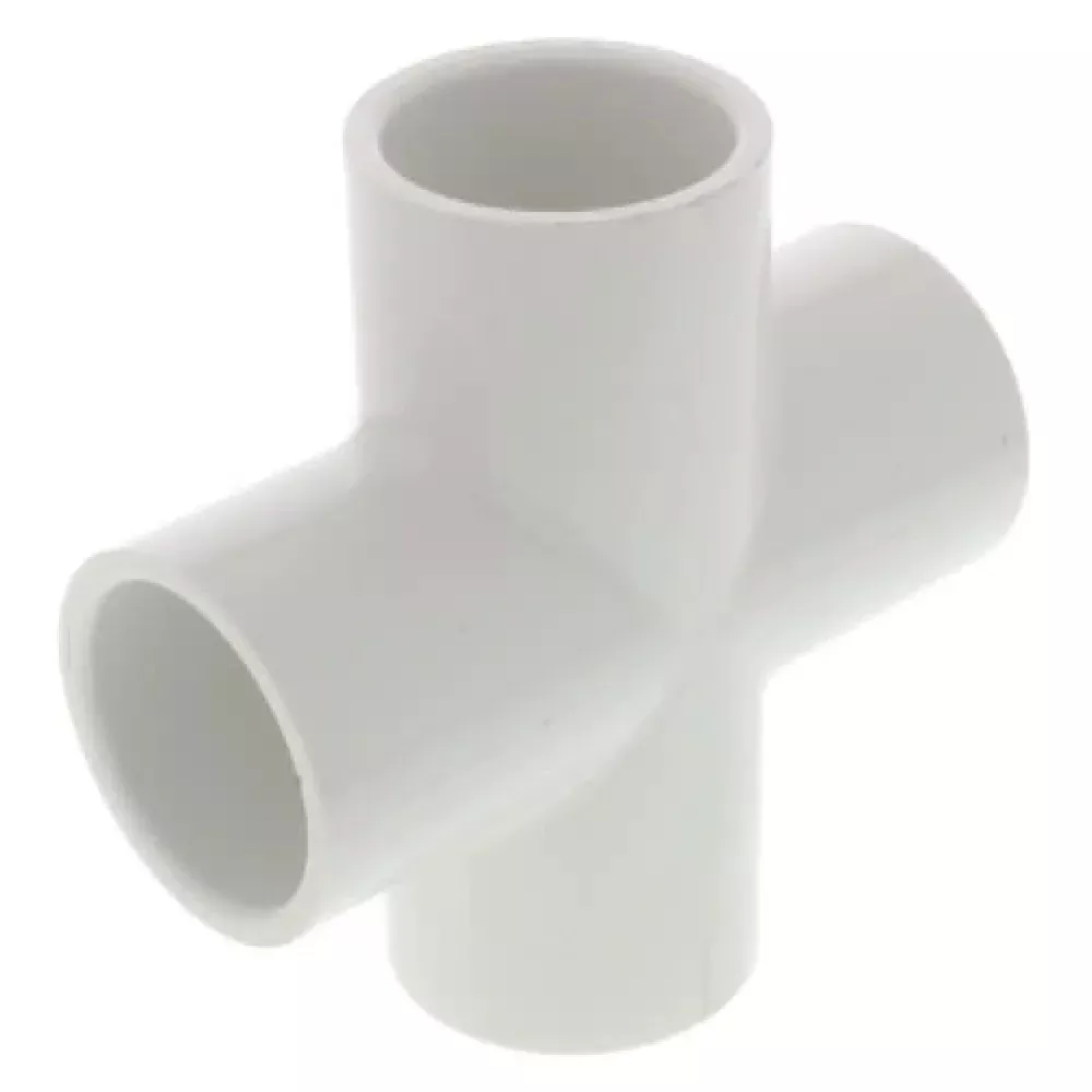 PVCCROSS1 Schedule 40 PVC Cross, 1 Inch