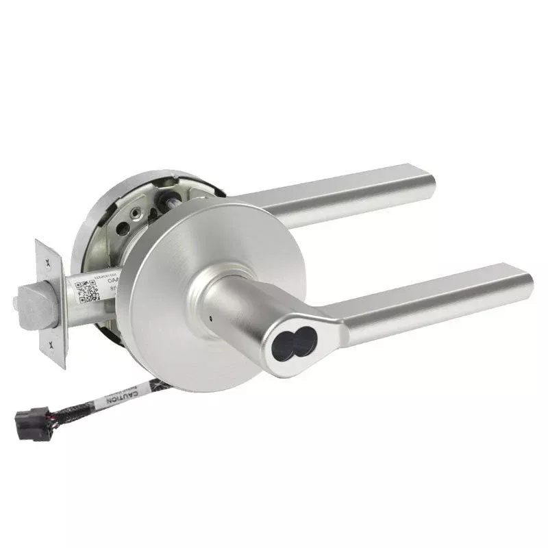 Sargent 70-10XG70-LMD Fail Safe Cylindrical Electromechanical Lock, SFIC Less Core, L Rose, MB Lever, Grade 1