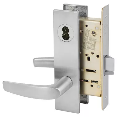 Sargent 8256 LE1B 26D Mortise Lock, Grade 2