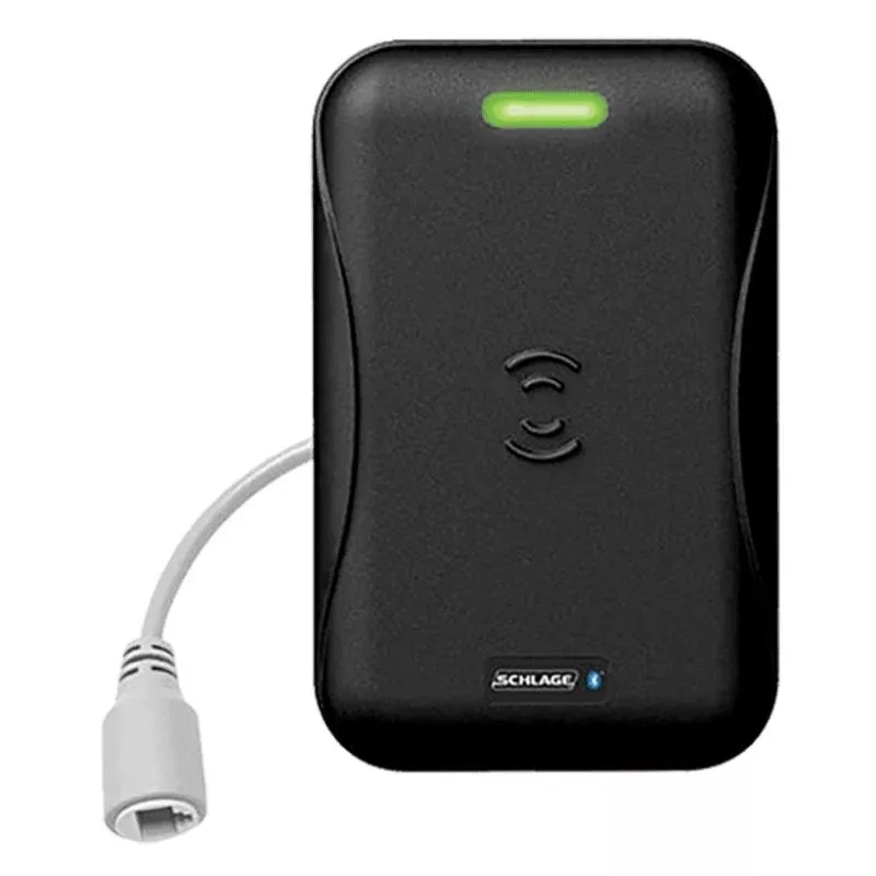 Schlage Electronics RC15 BLK IP Reader Controller, Single Gang Mount, Multi-Technology, Black Cover