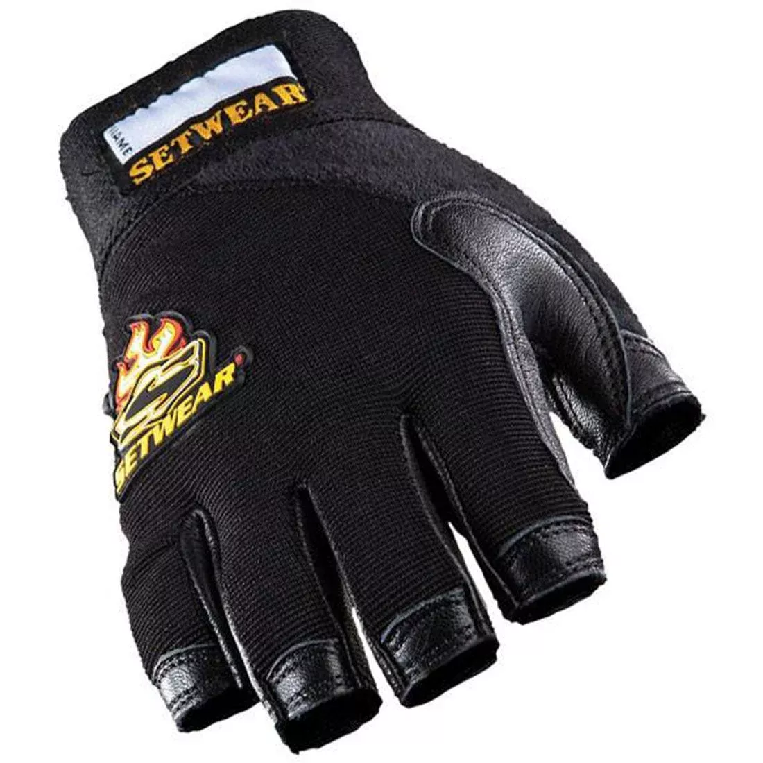 Setwear Leather Fingerless Gloves - Small