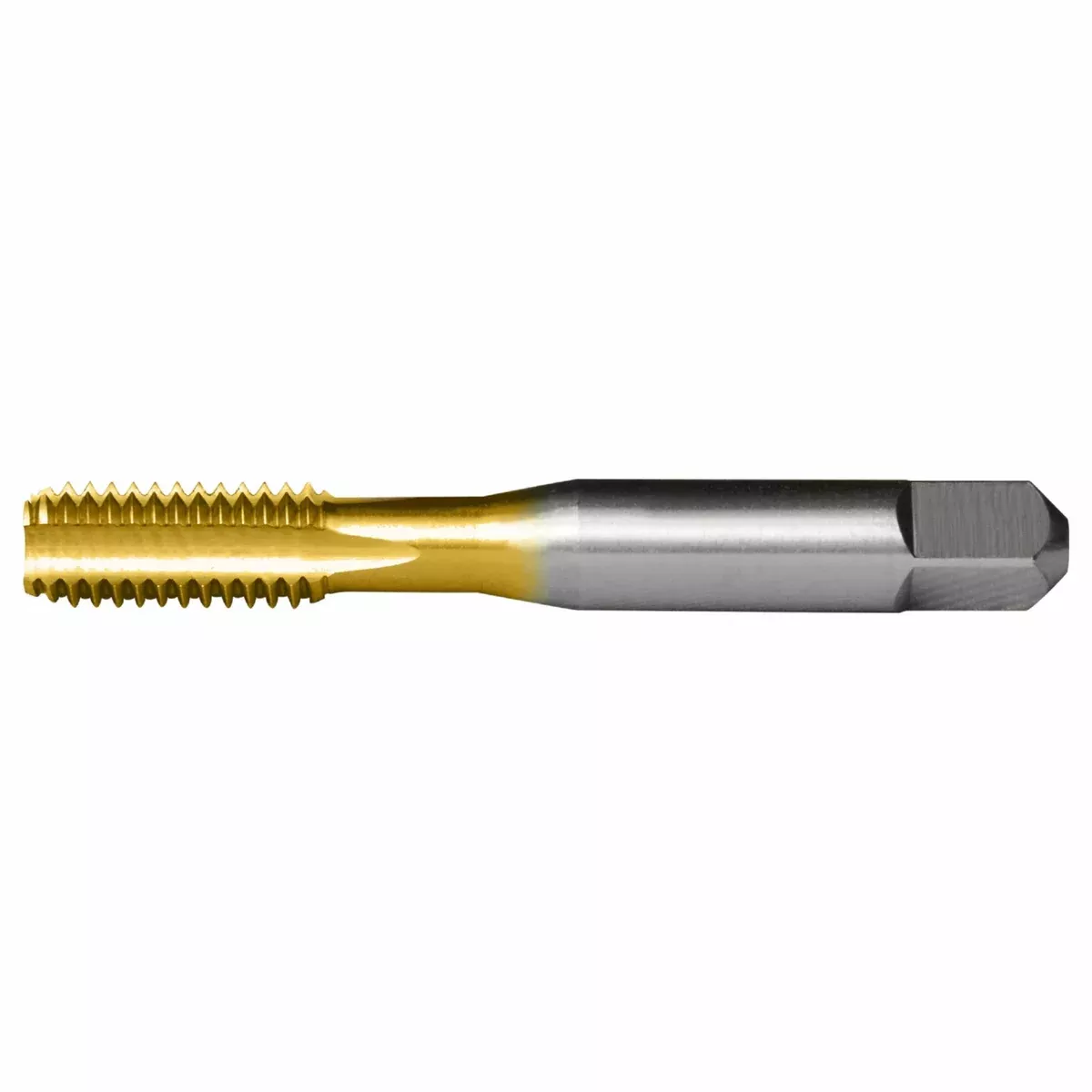 Straight Hand Tap TiN RH Metric