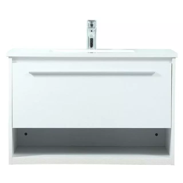 VF43530MWH 30" Single Bathroom Vanity in White