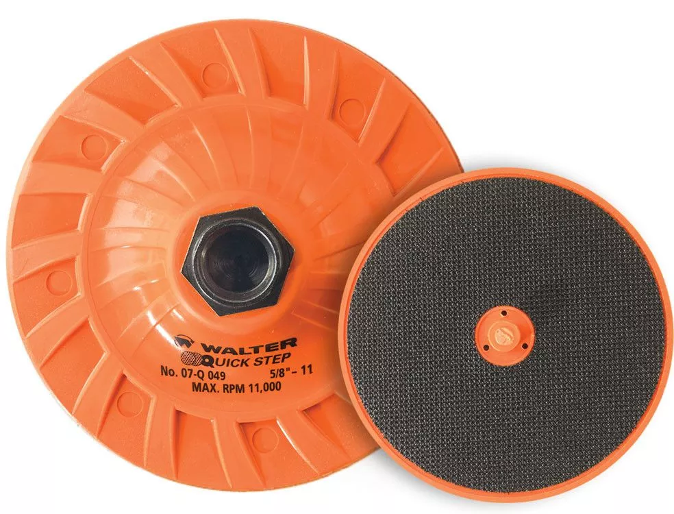 Walter 07Q049 4.5" x 5/8"-11" Quick-Step Backing Pad