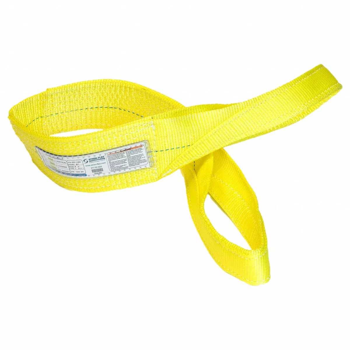 Web Sling Flat Eye 20 ft L 6 400 lb Cap.