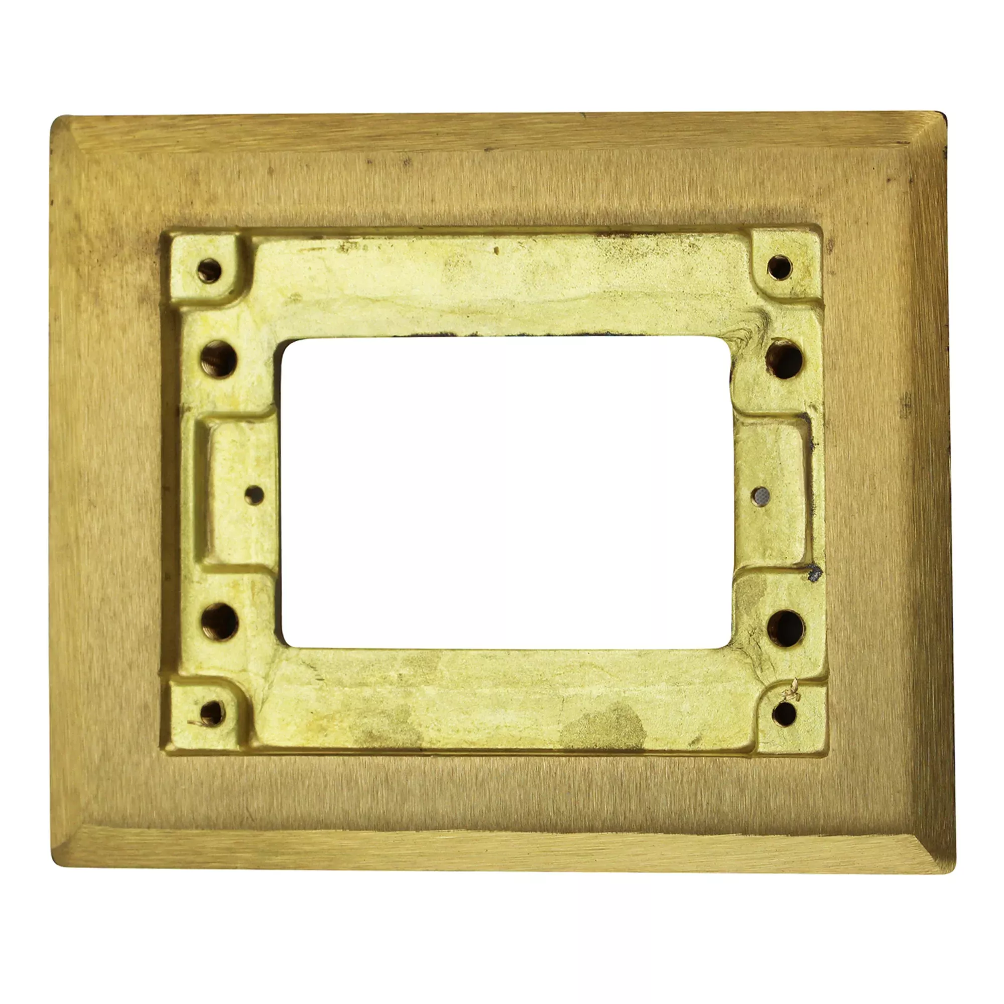 Wiremold Walker Legrand 817C Brass Carpet Single Gang Box