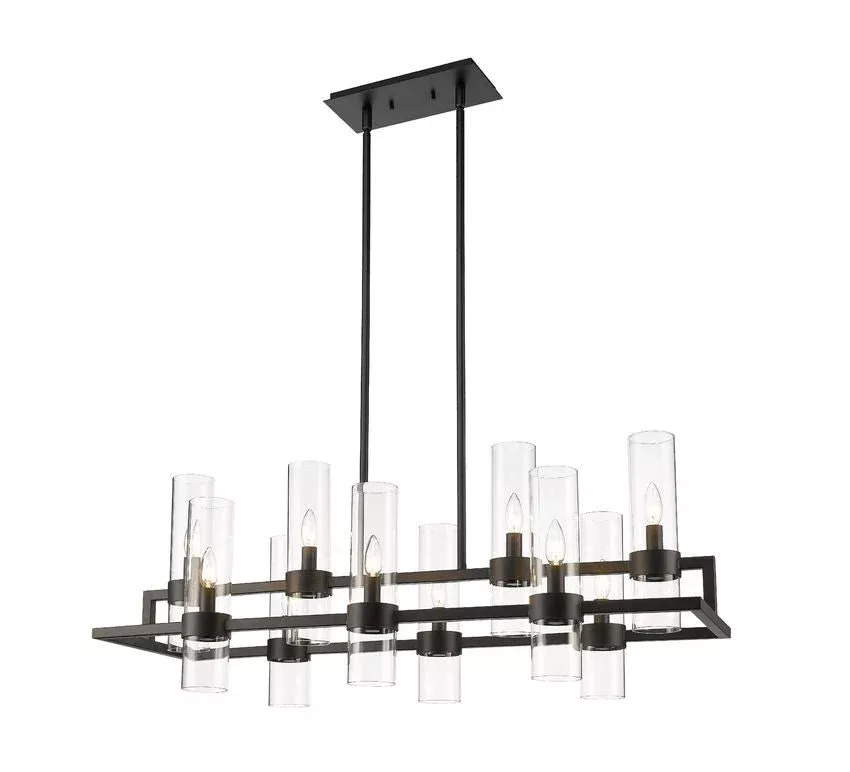 Z-Lite 4008 Datus Linear 10 Bulb Chandelier