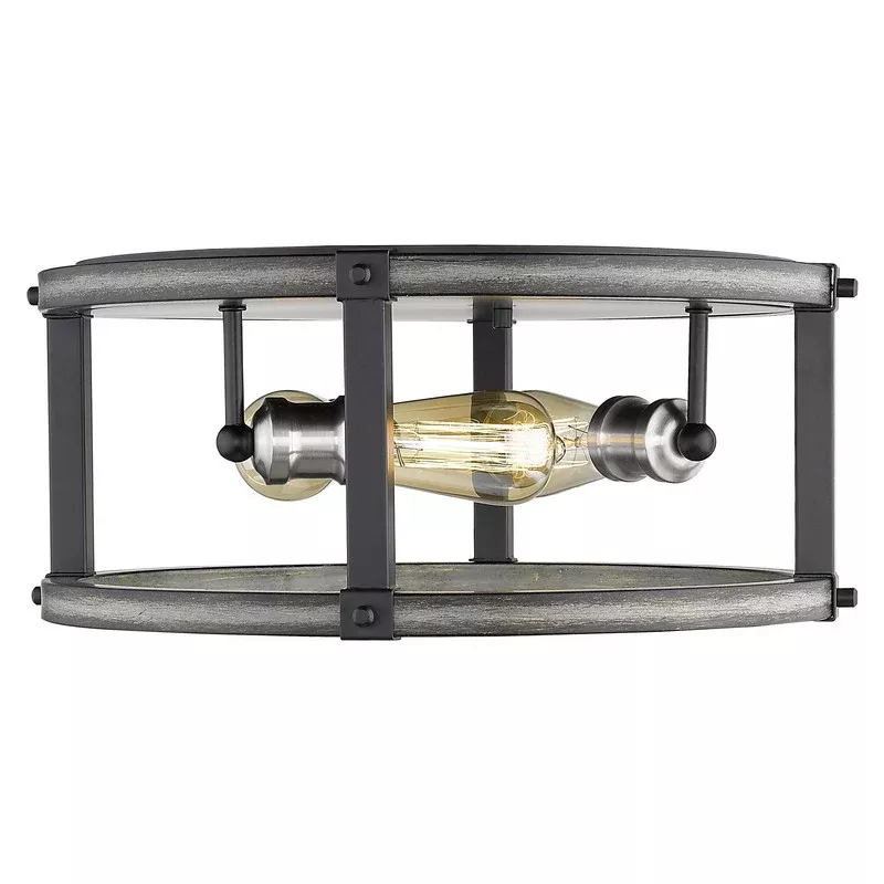 Z-Lite 472F3R - Kirkland 3 Light 16" Flush Mount