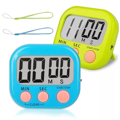 ZILLEEN 2 Pack Digital Classroom Timer for Kids and Teachers